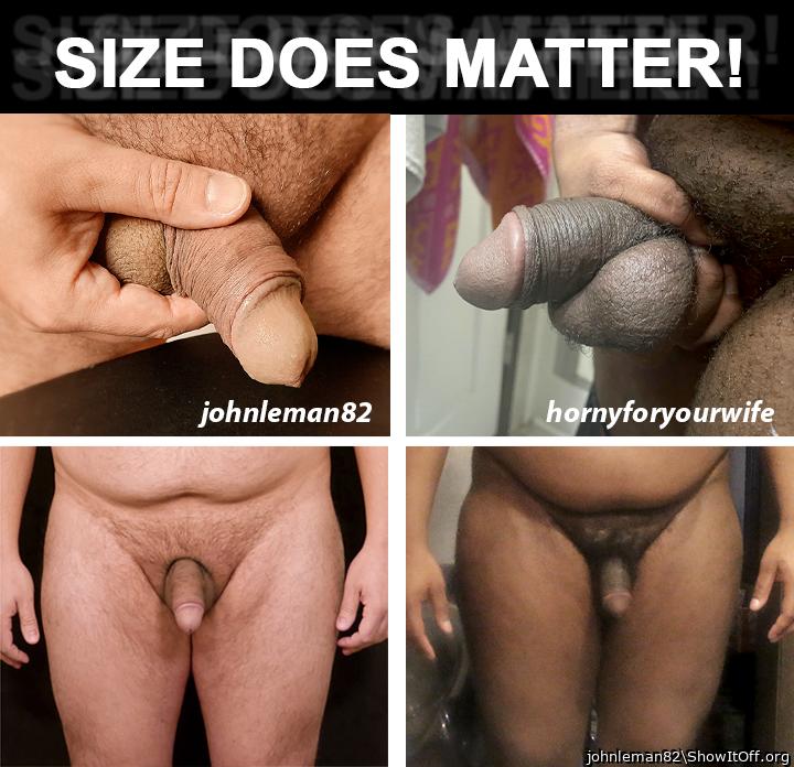 size does matter