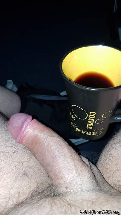 I like a guy who appreciates a good cup of coffee !