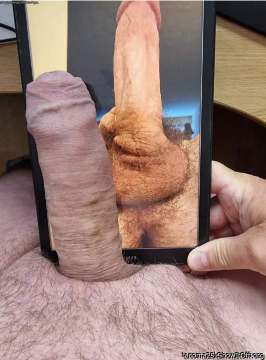 Cock to cock tribute from willyorange
