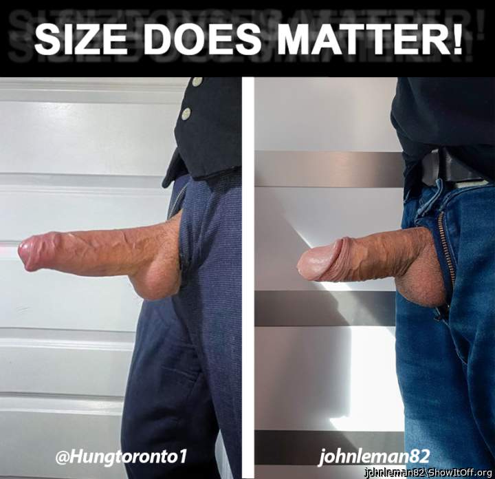 Size does matter!