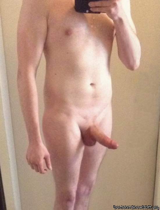 Me with fresh shaved Cock & balls.. Like?