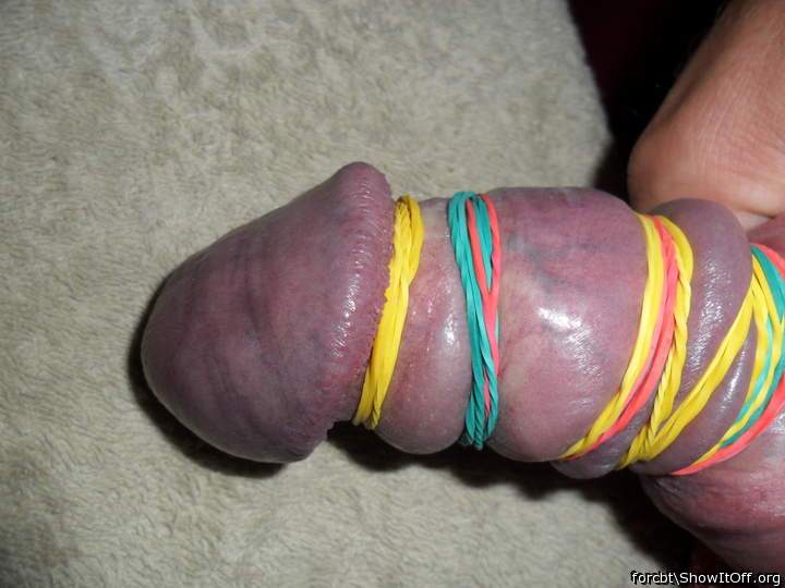 Could you use this method to tie our cocks together? Please?