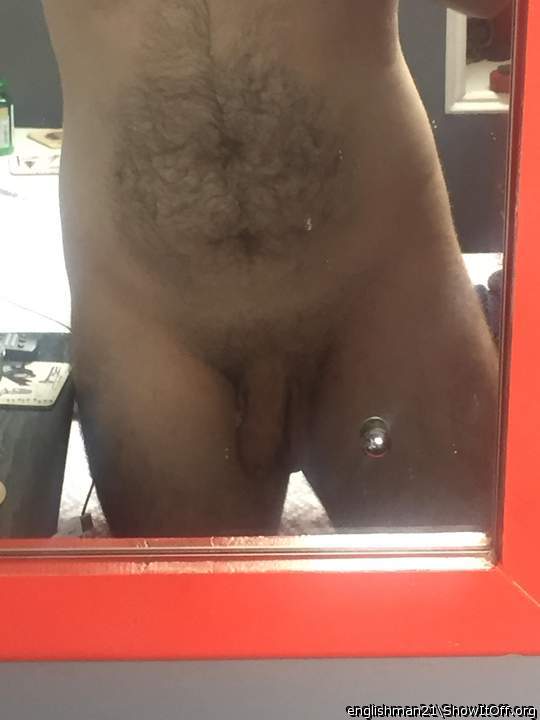 super thick cock, hairy stomach too!! so sexy!  