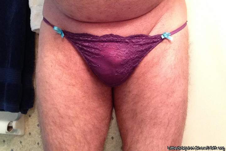  Super hot smooth cock in sexy panties yum  