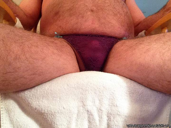  So hot a smooth cock in sexy panties 