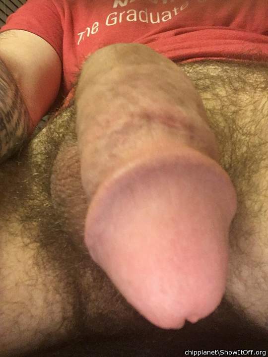 Great shot of your hot cock  head!