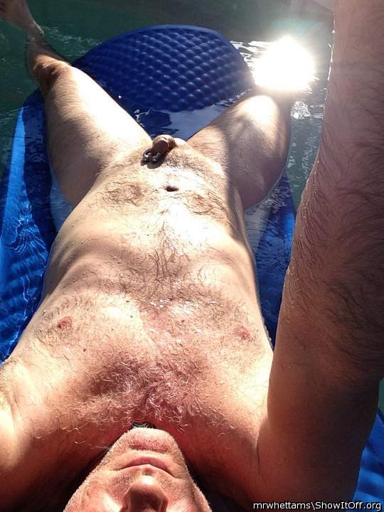 At the pool.  Join me?