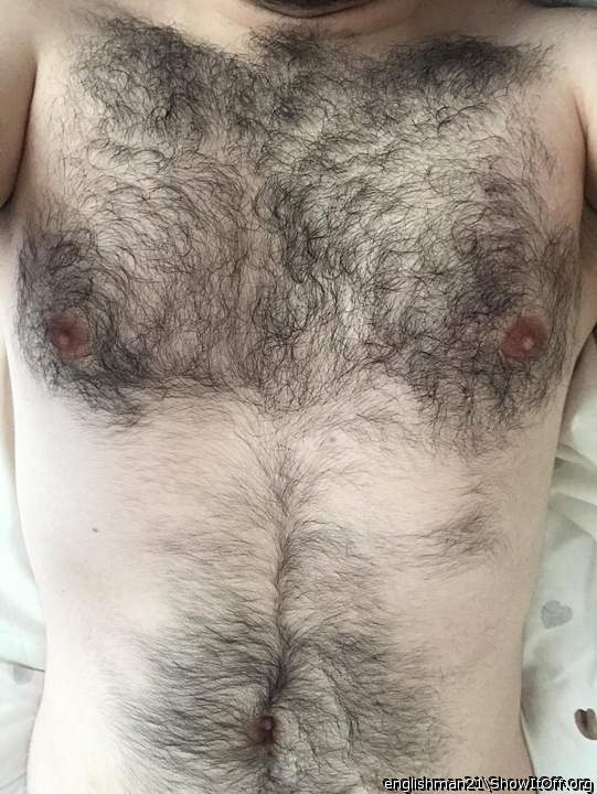 Amazing chest carpet and nice belly hair pattern too