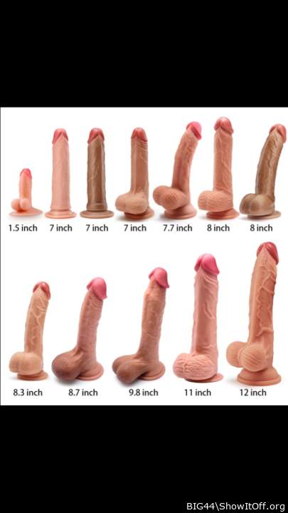 Whats Your Fave Size ? &#128069;