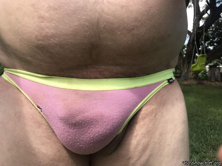 Something lurking in those pink panties!