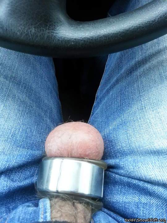 stretched balls out in car