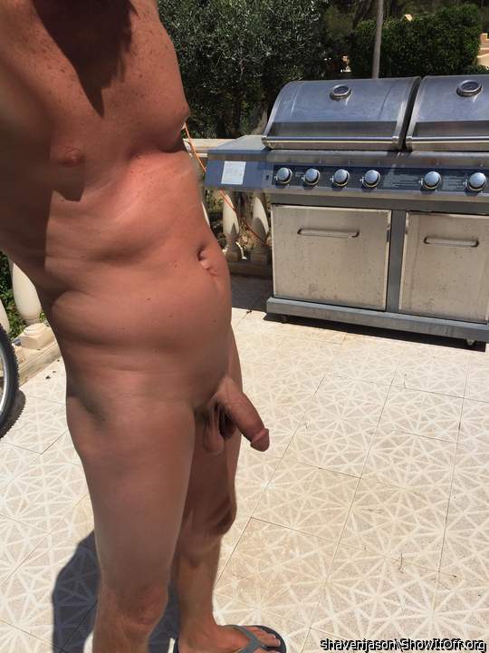 Love to be at a BBQ with you; bet that meat tastes great!