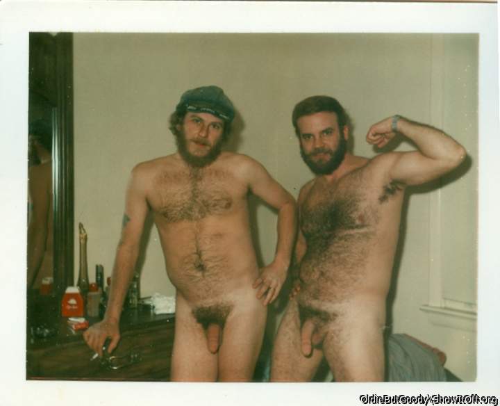 Old Polaroid of my buddy and me