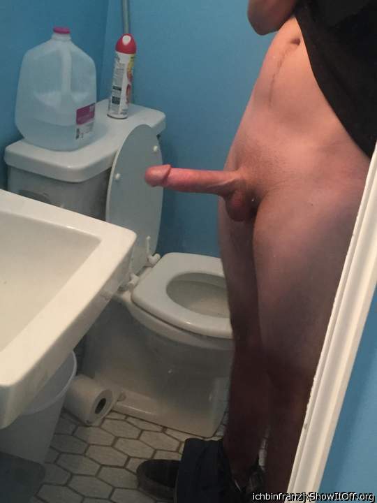 Bathroom cock.