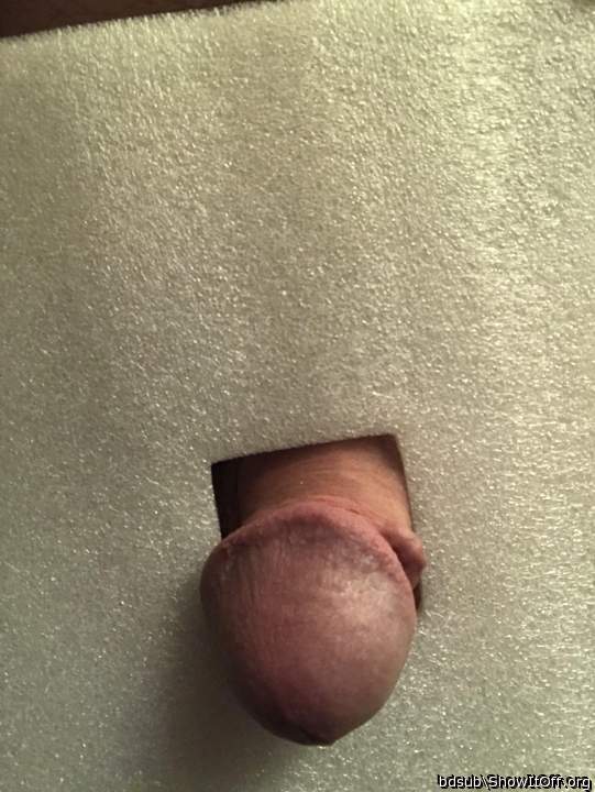 Makeshift glory hole. What would you do?