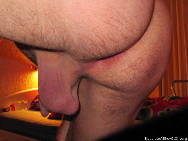 Photo of Man's Ass from Ejaculatio