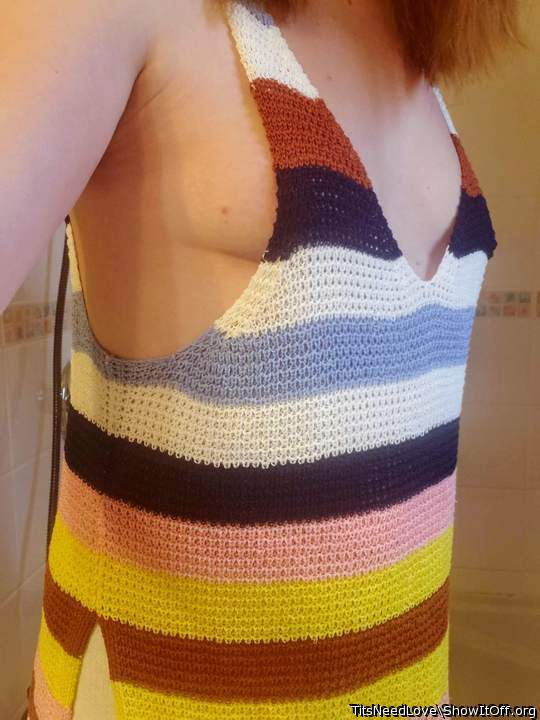 My new side-boob top. I wore it in the mall the day I bought it.