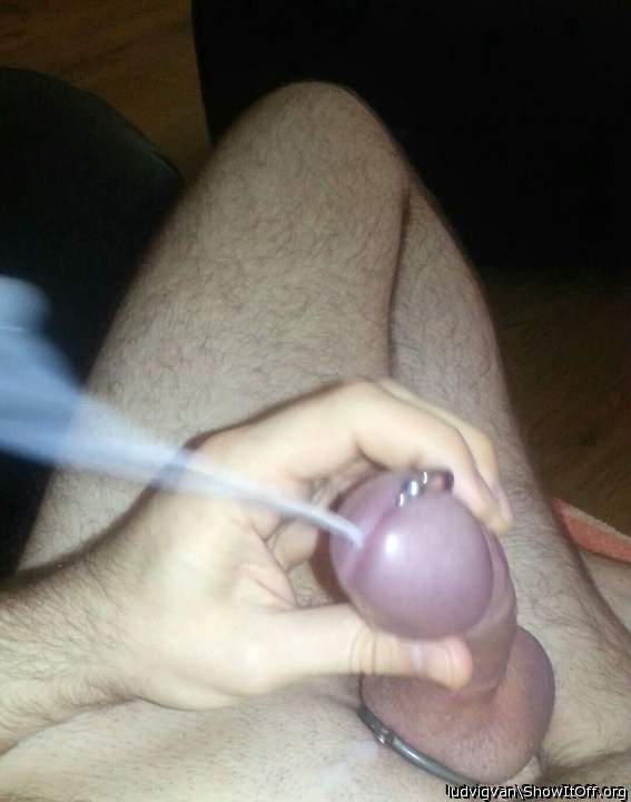 Love that milky jet from your hot cock!   