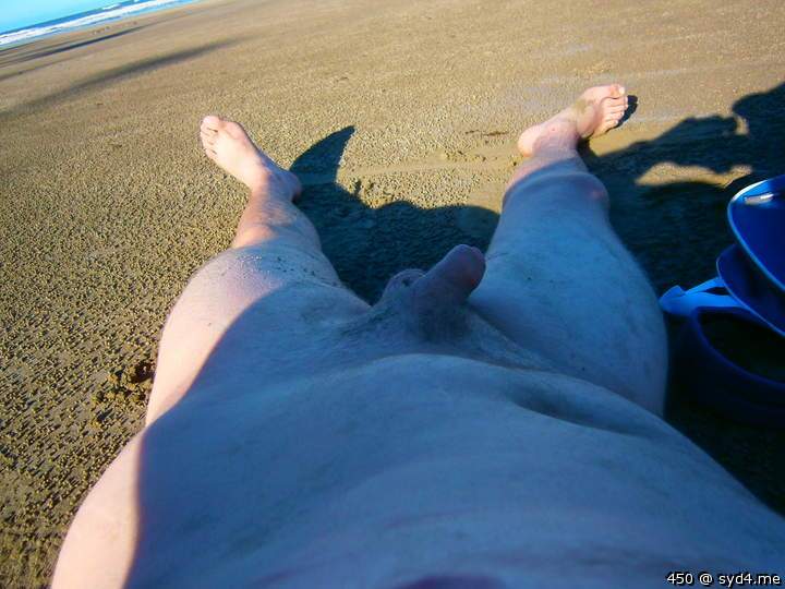 I love being naked at the beach.