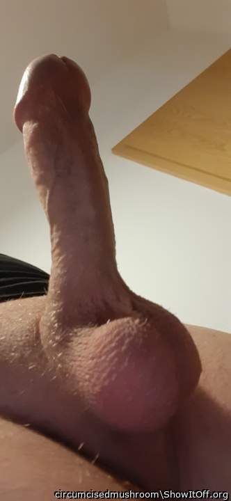 Awesome hard dick, lovely packed balls...HOT stuff!!  