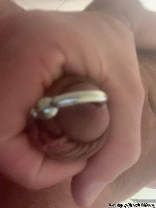 My soft pierced cock