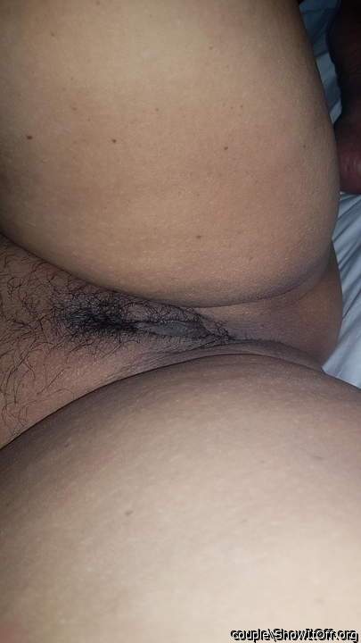 Photo of crotch from couple