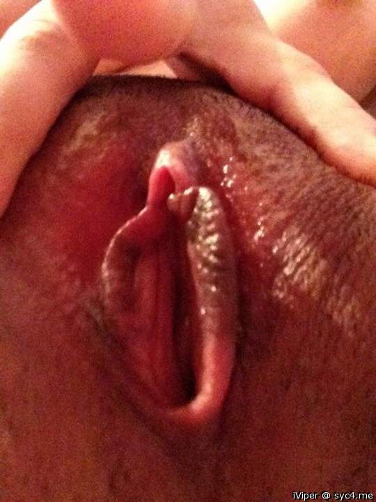 wife's pussy from below