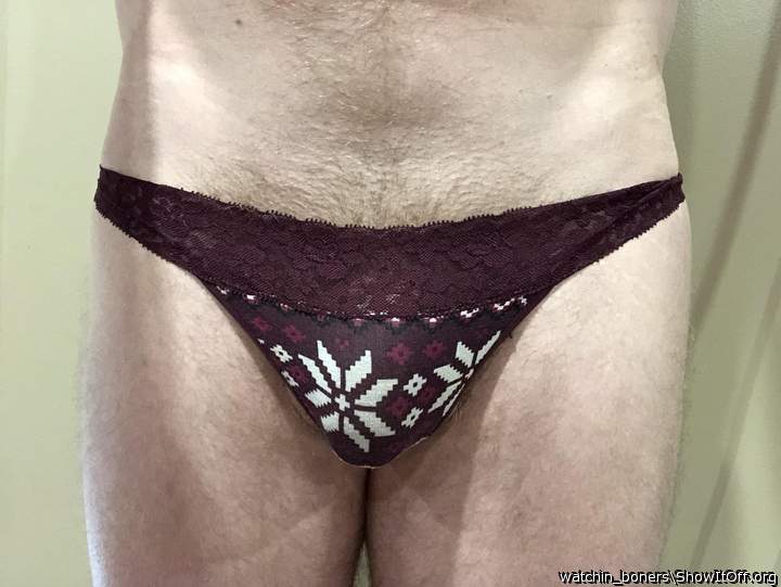 First time in panties!