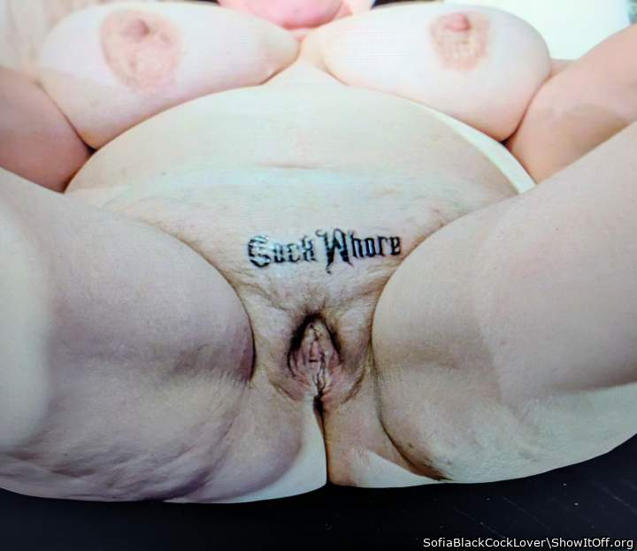 A huge random black guy ruined my pussy and he took this picture right after  