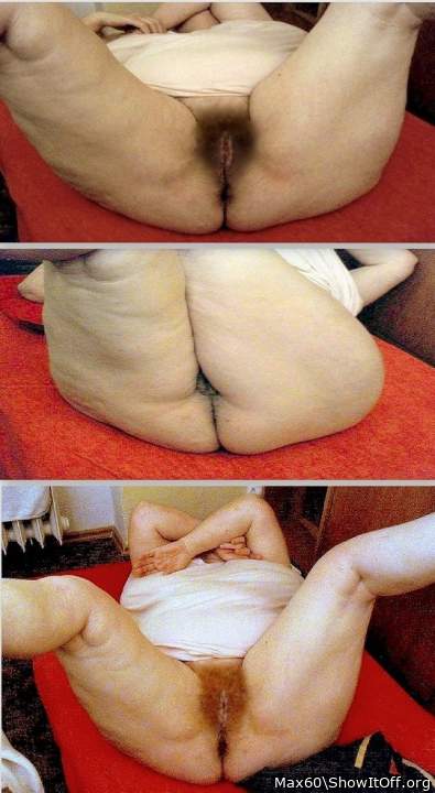 Wank and cum to old cunt and asshole hard