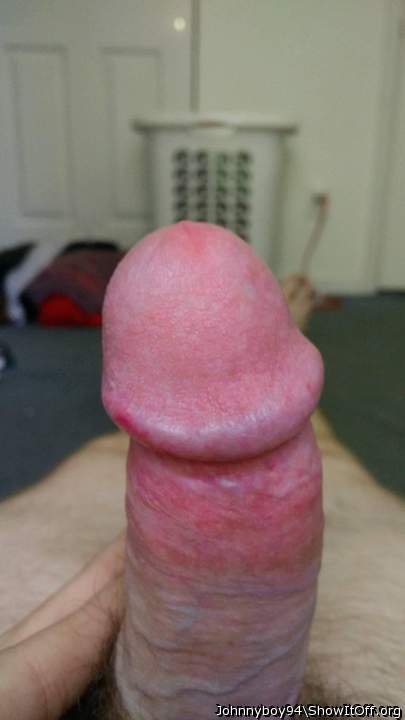 Beautiful fat glans, delicious sexy dick!!  