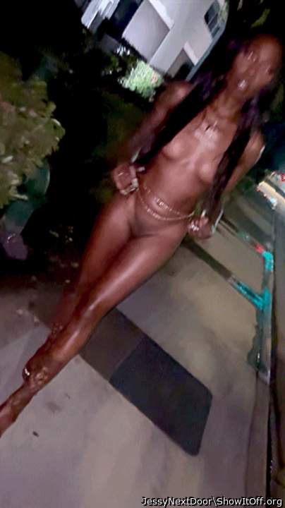 wow! naked on the street. quite a brave act. I would have li