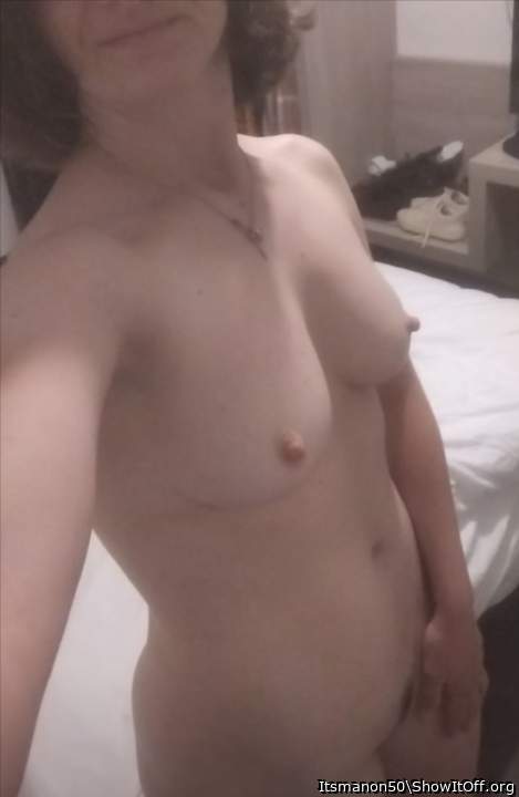 oh to suck your pert nipples and lick my way down your body