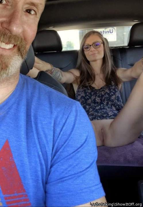 Driving miss Kirsten.