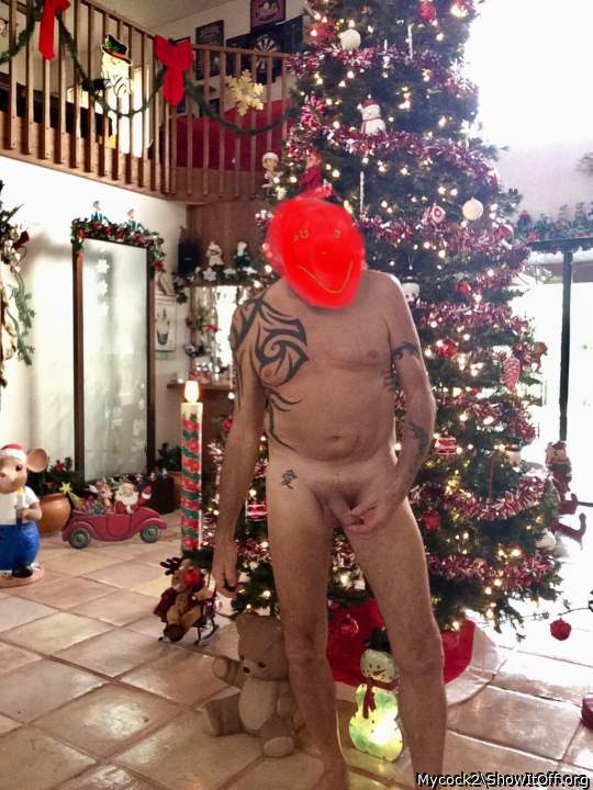 Cocking around the Christmas tree..