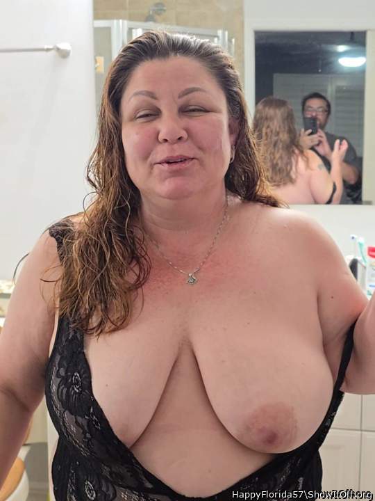 My wifes huge soft tits