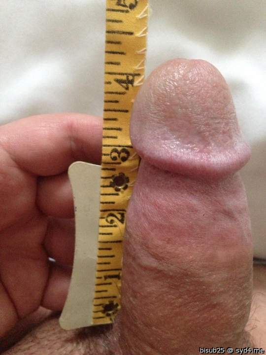 About 4 inches.