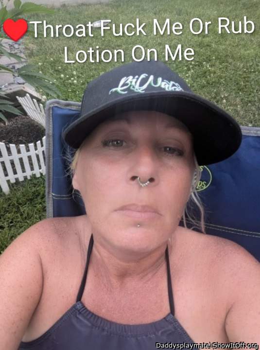 first i'll rub lotion on you, and then i'll throat fuck you.