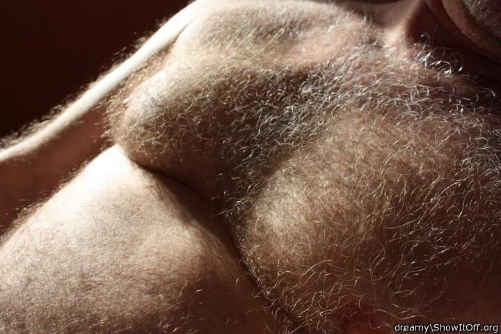 Hey,my friend- Outstanding play of light on a sexy hairy
ch