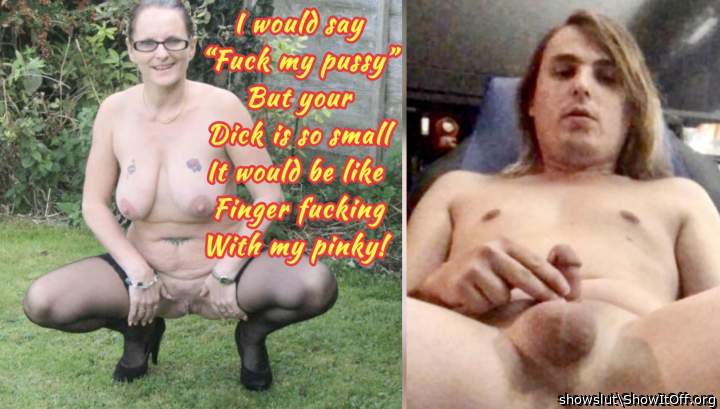 Whore's cunt to well used for such a small cock.