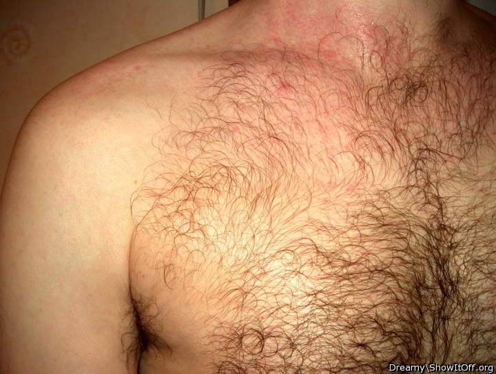 Sexy hairy chest!