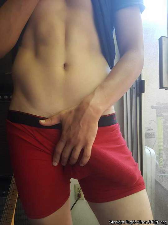 awesome cock and abs 