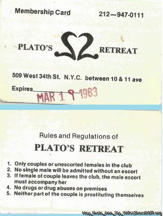 Awww3 Those We're the Days ''I Was A Member" 1980's PLATO's