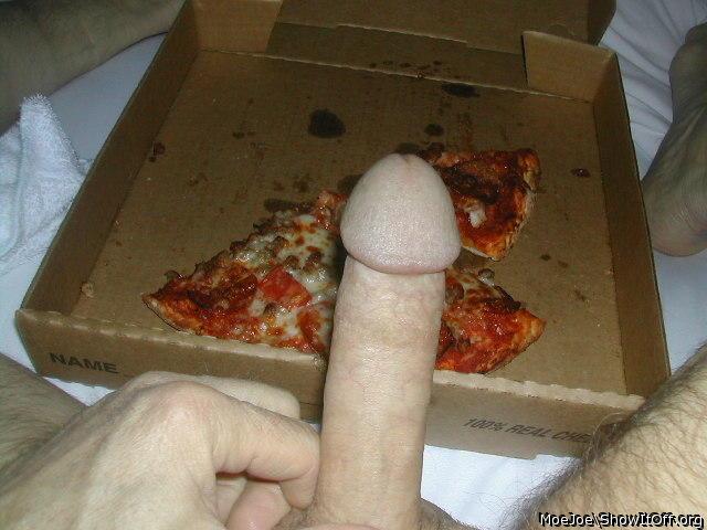 From the Archives.....Cock and Pizza