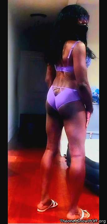 Purple Rain C$D Goddess Hershey looking Hot as A sissy boy in my panties and bra