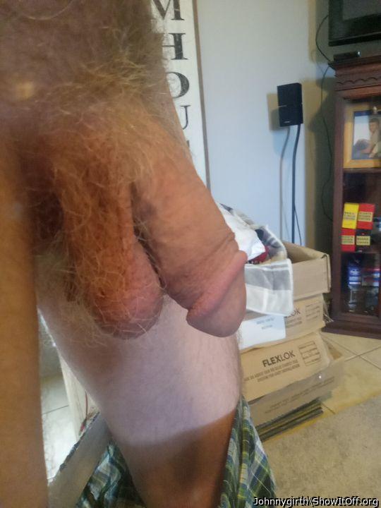 Soft hanging cock