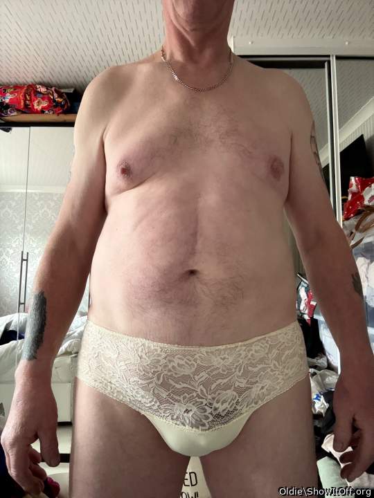 Love these see through, lace knickers