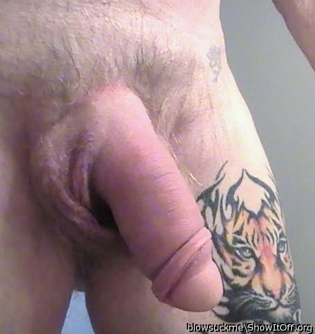 wow! sexy cock   nice tat's also