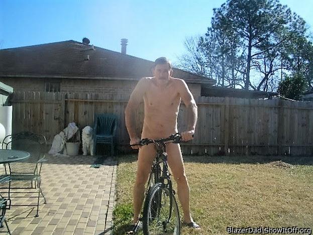 Getting sun bike riding