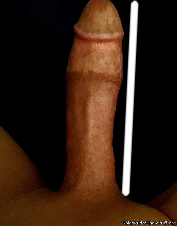 Do you like the way my hard cock gets thicker 3/4 the way up?